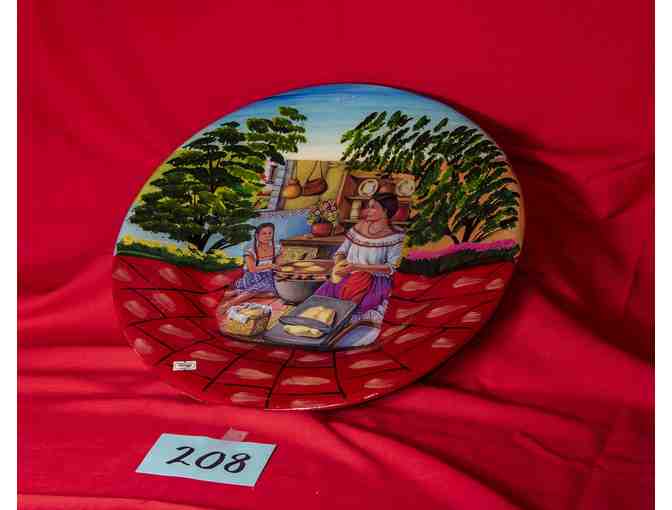 'Sharing Traditions' Large Ceramic Plate