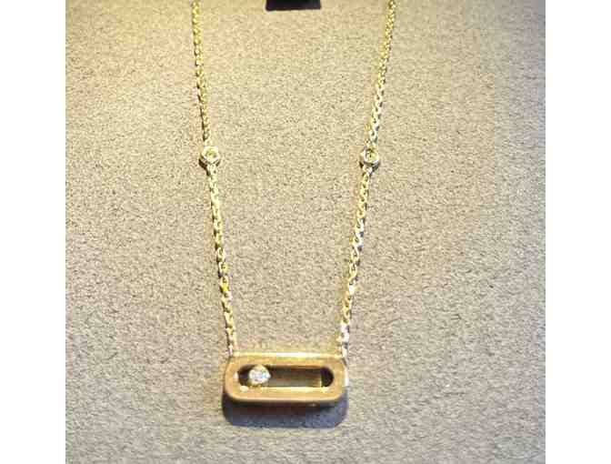18 Karat rose gold Move Uno Diamond Necklace - Photo 1