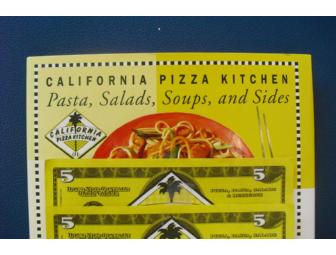 Gift Certificates and a Cookbook from California Pizza Kitchen