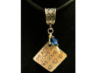 Peace Love Rescue Necklace
