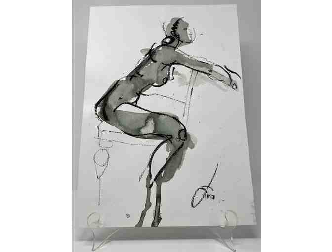 Sergiy Hai: Untitled Nude Watercolor Sketch - Photo 1