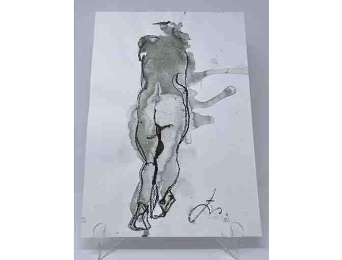 Serhiy Hai: Untitled Nude Watercolor Sketch - Photo 1