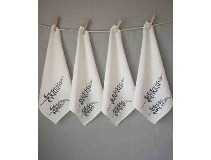 Hand Printed Linen Kitchen Set