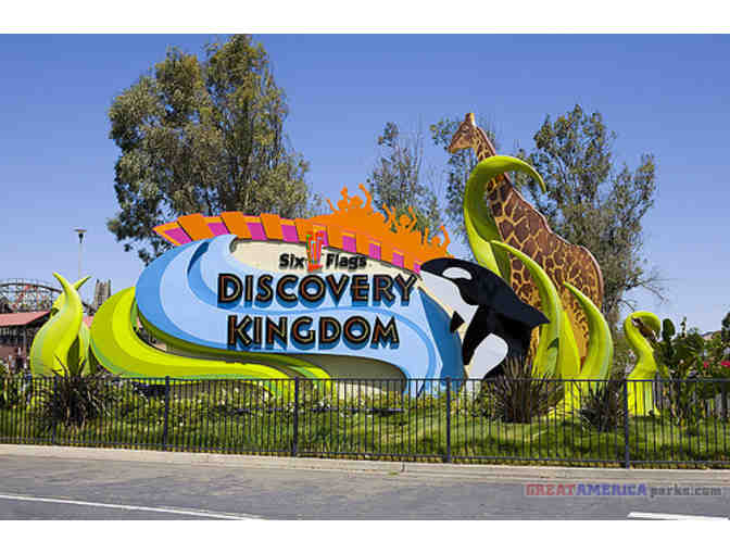 Admission for 4 with parking to Six Flags Discovery Kingdom (Vallejo) in December 2017