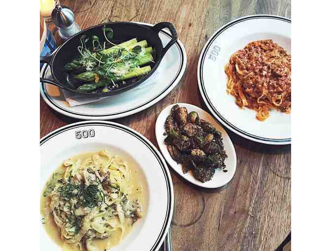 Cinquecento Roman Trattoria Boston: $100 Gift Certificate