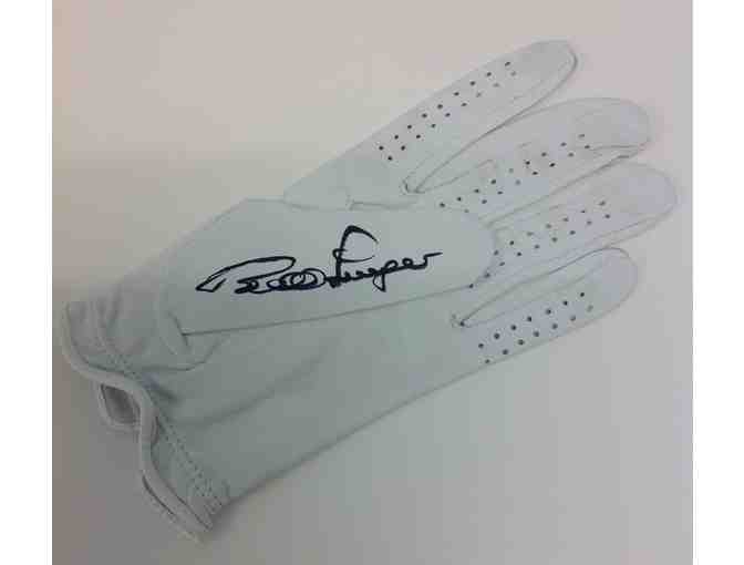 Bernhard Langer Autographed Glove and Photo