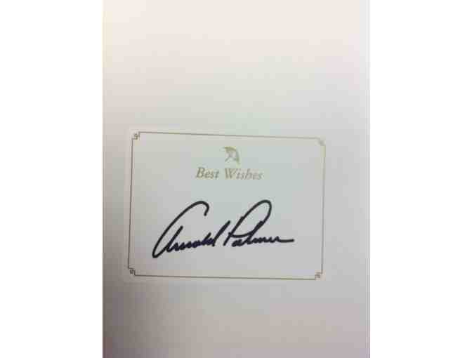 Arnold Palmer Autographed Book