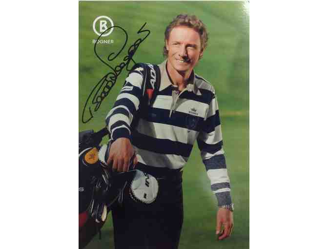 Bernhard Langer Autographed Glove and Photo