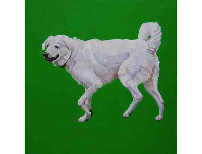 Custom Oil Dog Portrait