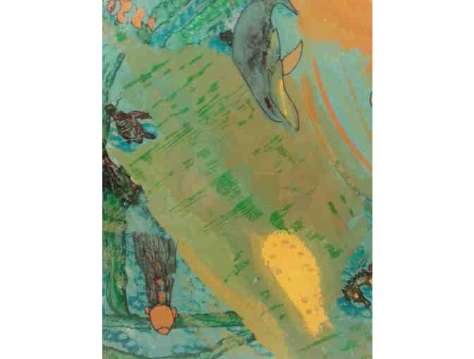 Seaside Acrylic on Glass