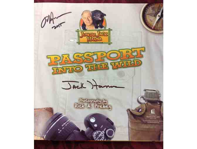 Jack Hanna autographed books and DVD set