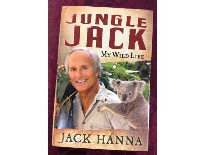 Jack Hanna autographed books and DVD set