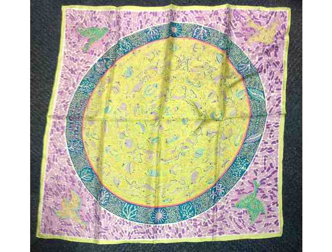 Ostrich Clutch and Scarf Set