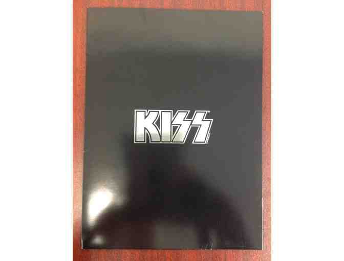 KISS autographed photo with KISS folder
