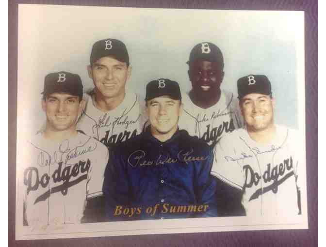 #17 Dodgers Carl Erskine 8x10 Autographed Headshot