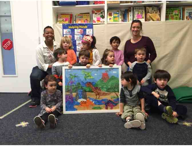 The Chickadees Dinosaur Mural