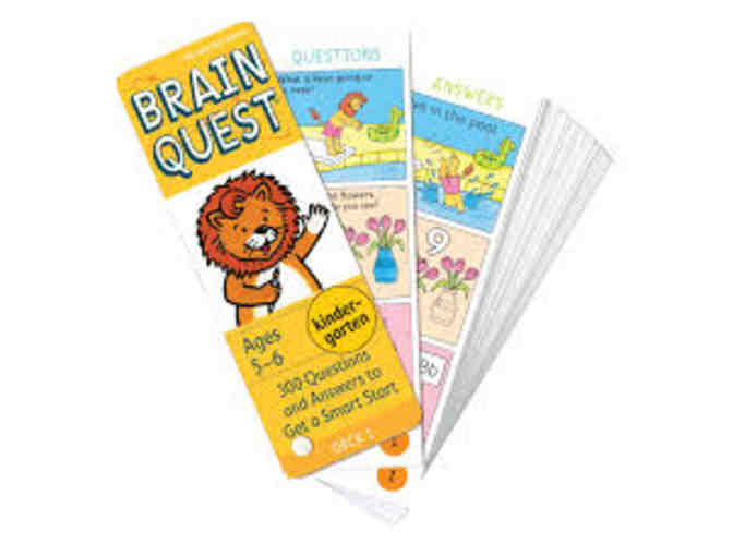 Brain Quest Kindergarten Workbook and Quest Deck