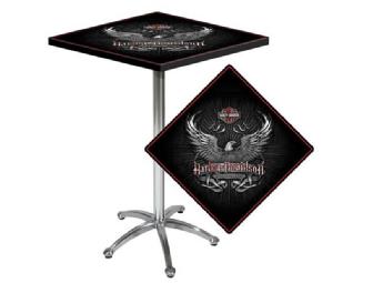 Harley Davidson Cafe Table with 2 Stools