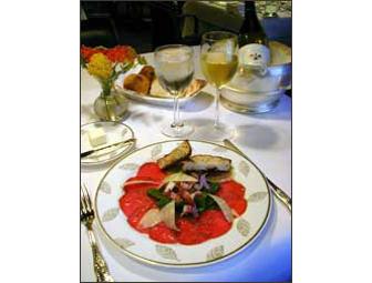 Tony's VIP dinner for four