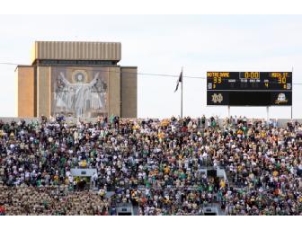 Two tickets to Notre Dame vs. Tulsa on Oct. 30