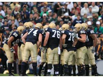 Two tickets to Notre Dame vs. Tulsa on Oct. 30