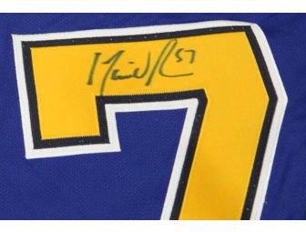 David Perron autographed Blues jersey