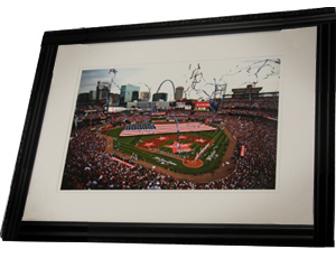 Framed photo of 2009 All-Star game at Busch Stadium