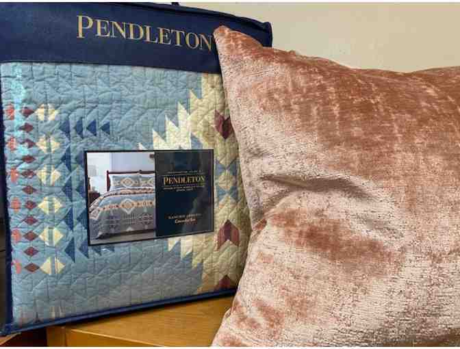 Rancho Arroyo Coverlet Set with (2) Throw Pillows by Pendleton