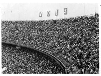 'V' of the Historic Neyland Stadium VOLS Letters