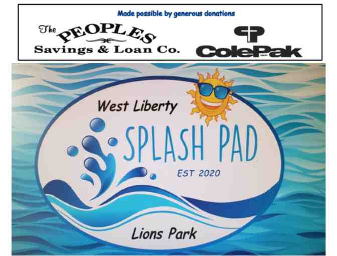 Splash Pad Private Party - donated by the Splash Pad Committee