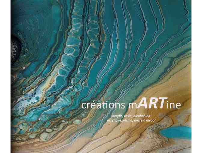 Hand-painted Coasters/Dessous de verre peints a la main