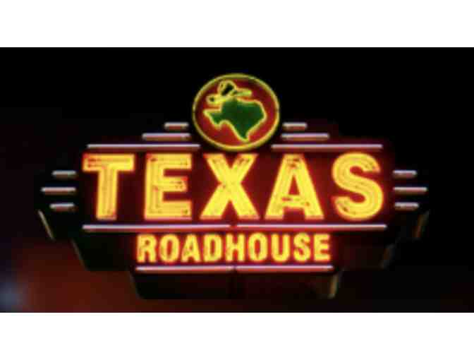 Texas Roadhouse Dinner for 2 with Tin Filled with Peanuts and Sirloin Seasoning - Photo 1