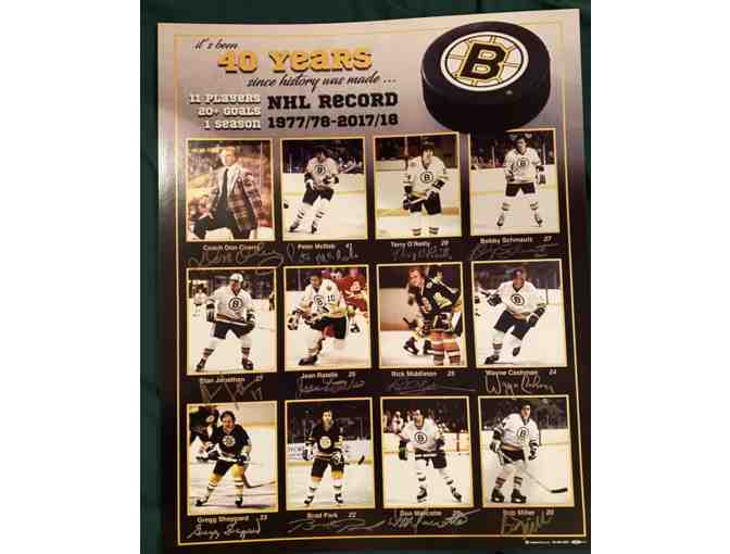 Two Boston Bruins Alumni Posters