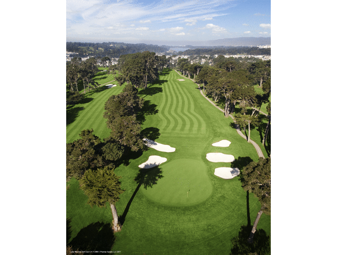 Golf Foursome at Lake Merced Golf Club with Carts