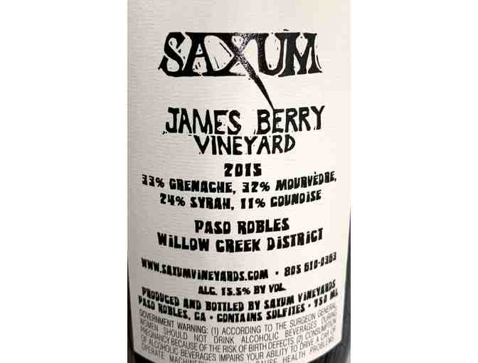 2015 Saxum --  James Berry Vineyard Proprietary Red