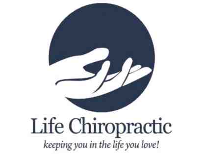 Life Chiropractic: initial exam including x-rays & adjustment