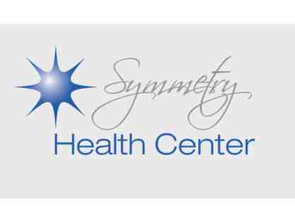 Symmetry Health Center: exam, x-ray & 3 treatments, plus gift basket of wine, breadstick