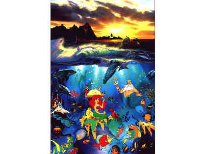 "Under the Sea" Disney ART SIGNED by Lassen- w/COA @ $5800
