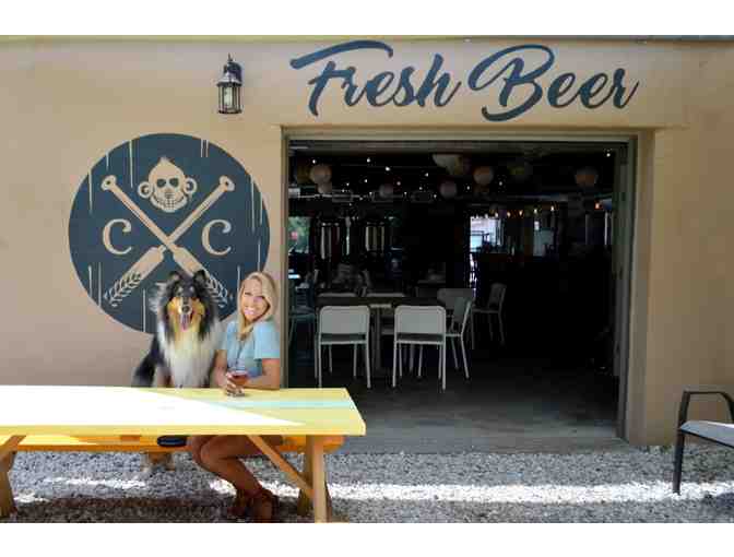 Enjoy $100 cert to Cueni Brewery 5 STAR located in Dunefin, Fl + $100 FOOD Credit