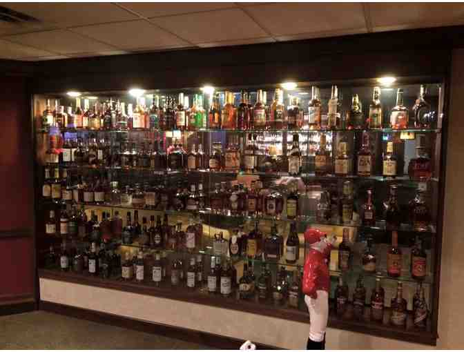 Enjoy $100 credit @ highly rated Bourbon Bar @ Jockey Silk's Louisville,KY. 5 star rating