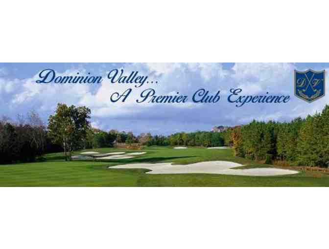 Enjoy Golf for 4 @ Dominion Valley Country Club Haymarket,VA + $100 Food Credit
