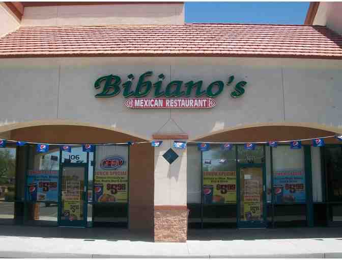 Enjoy $100 Bibianos Mexican Restaurant, Peoria, Arizona + $200 BONUS Food Credit