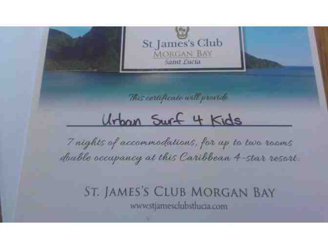 7 nights @ 5 star all inclusive resort St James Club Morgan Bay, Saint Lucia Valid 2 rooms