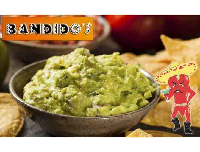 Enjoy $100 to Bandido's Mexican Cafe in Hillborough, NC 3.7 Stars + $100 FOOD