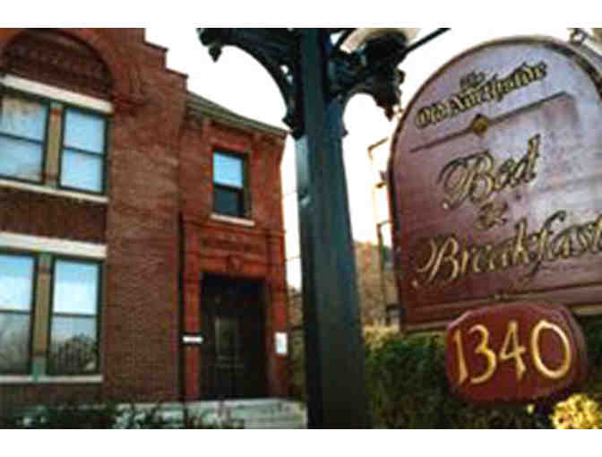 Food & Stay Package 1 night @ Old Northside Bed & Breakfast Indianapolis, Indiana 4.5 star