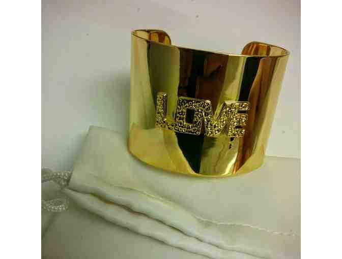 Gold Plated Cuff from Designs that Donate