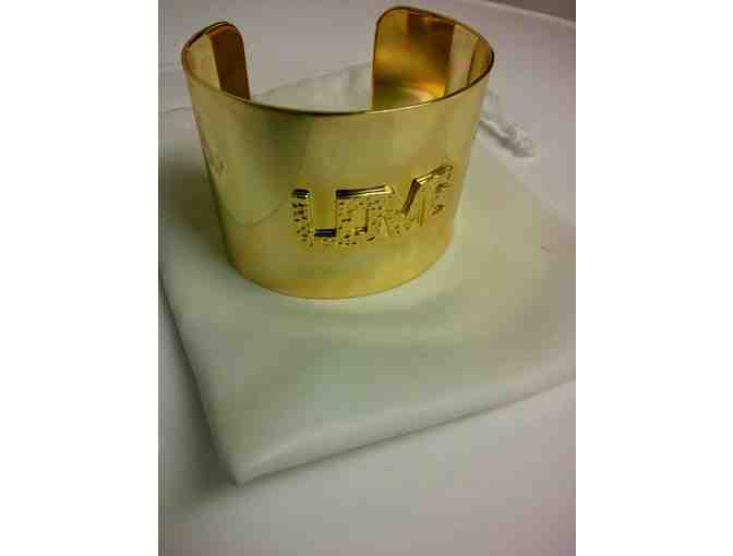 Gold Plated Cuff from Designs that Donate