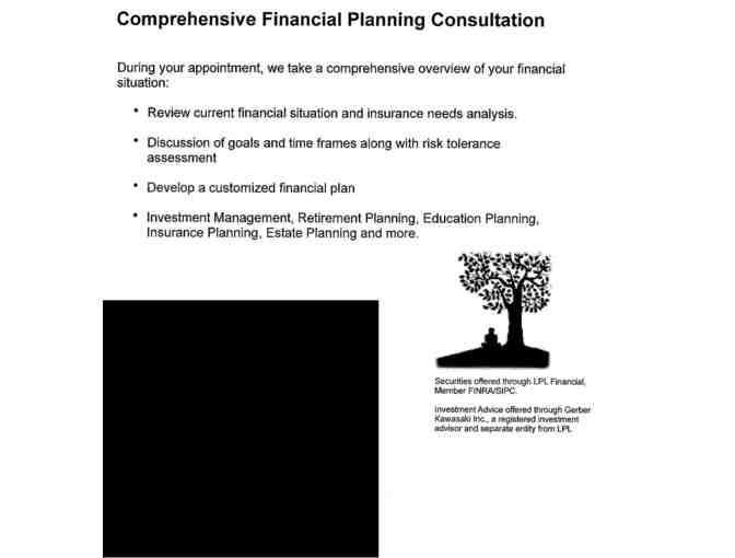 Customized Financial Planning Session