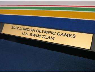 Olympic Flag signed by U.S. Olympic Swim Team - ONLINE ONLY