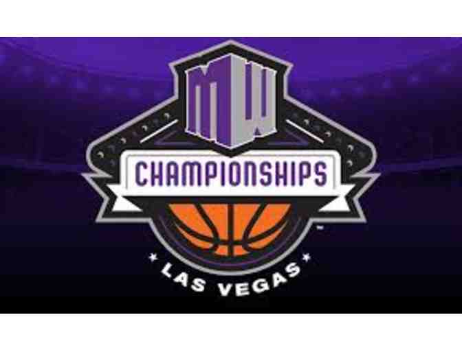 2 TICKETS -MOUNTAIN WEST CONFERENCE MEN'S BASKETBALL CHAMPIONSHIP GAMES - Photo 1